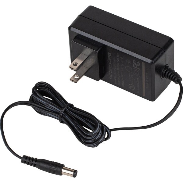 Main product image for 24V 1A DC AC Adapter with 2.1 x 5.5mm Tip Positive P120-241